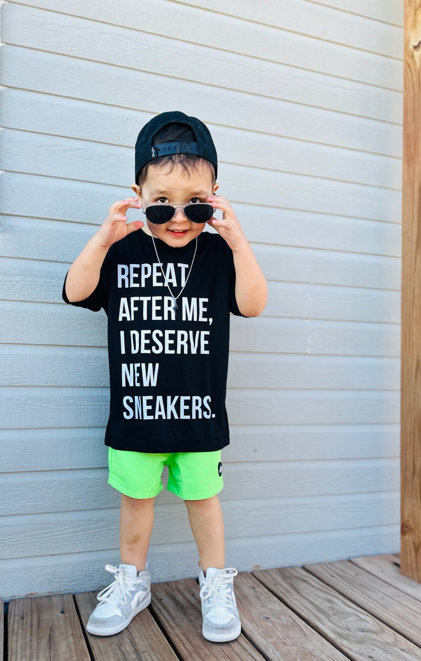 Repeat after me, I deserve  new sneakers