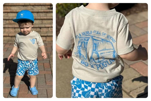 In a world full of kooks ( van image is back of shirt. )