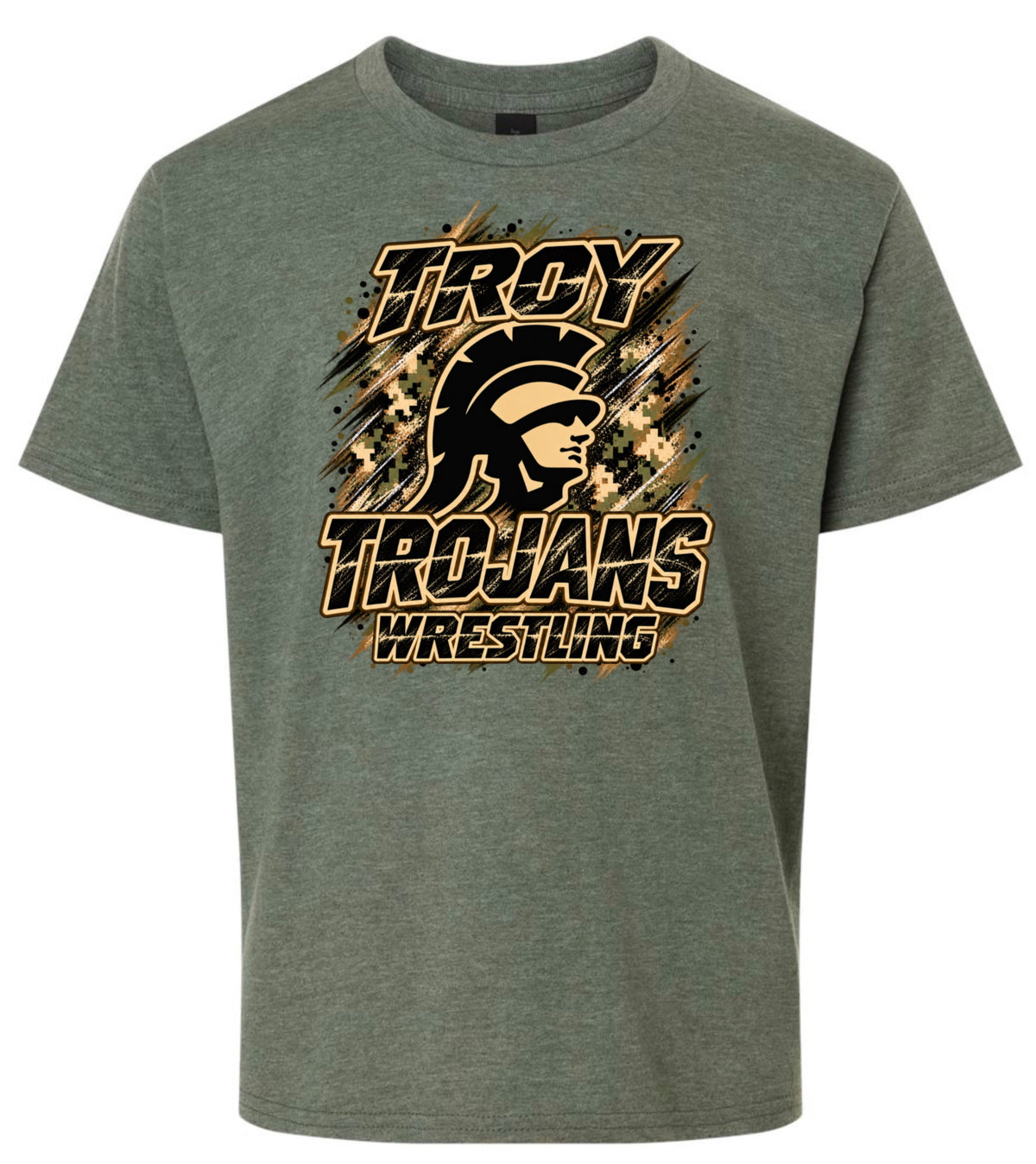 Troy Trojans wrestling camo