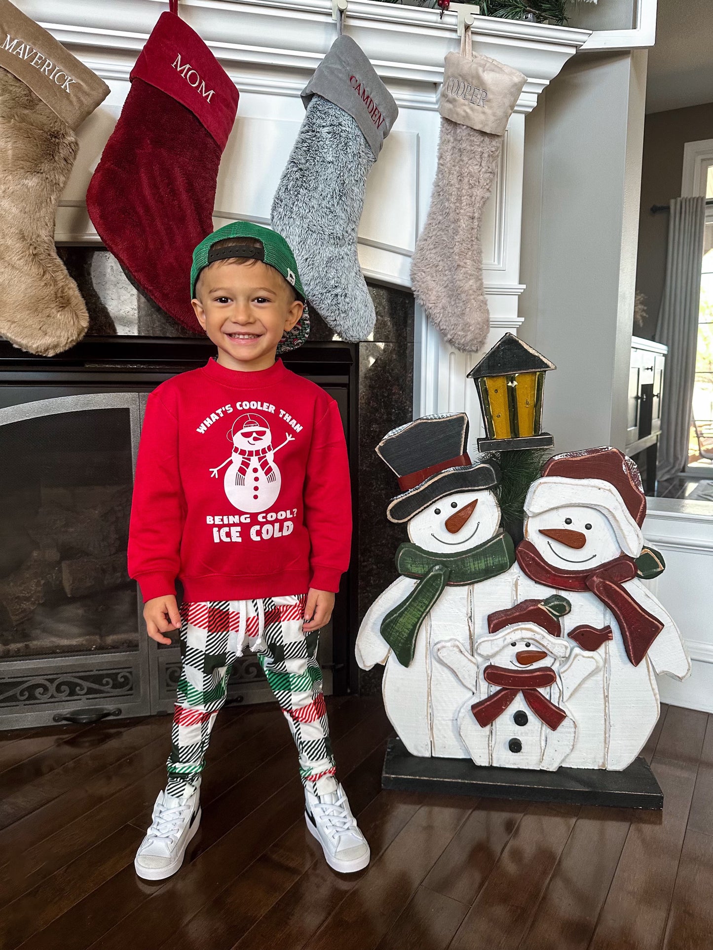 Jolly as fah la la la ( gray sweatshirt)