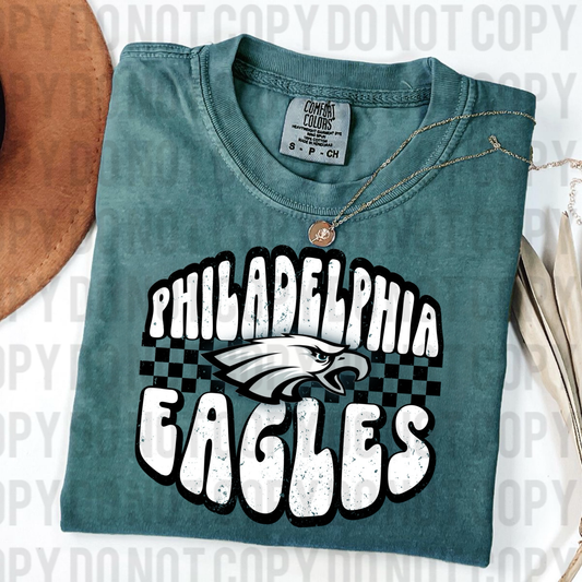 Bubble letters eagles