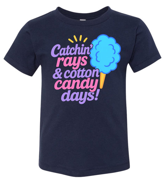 Catchin rays and cotton candy days