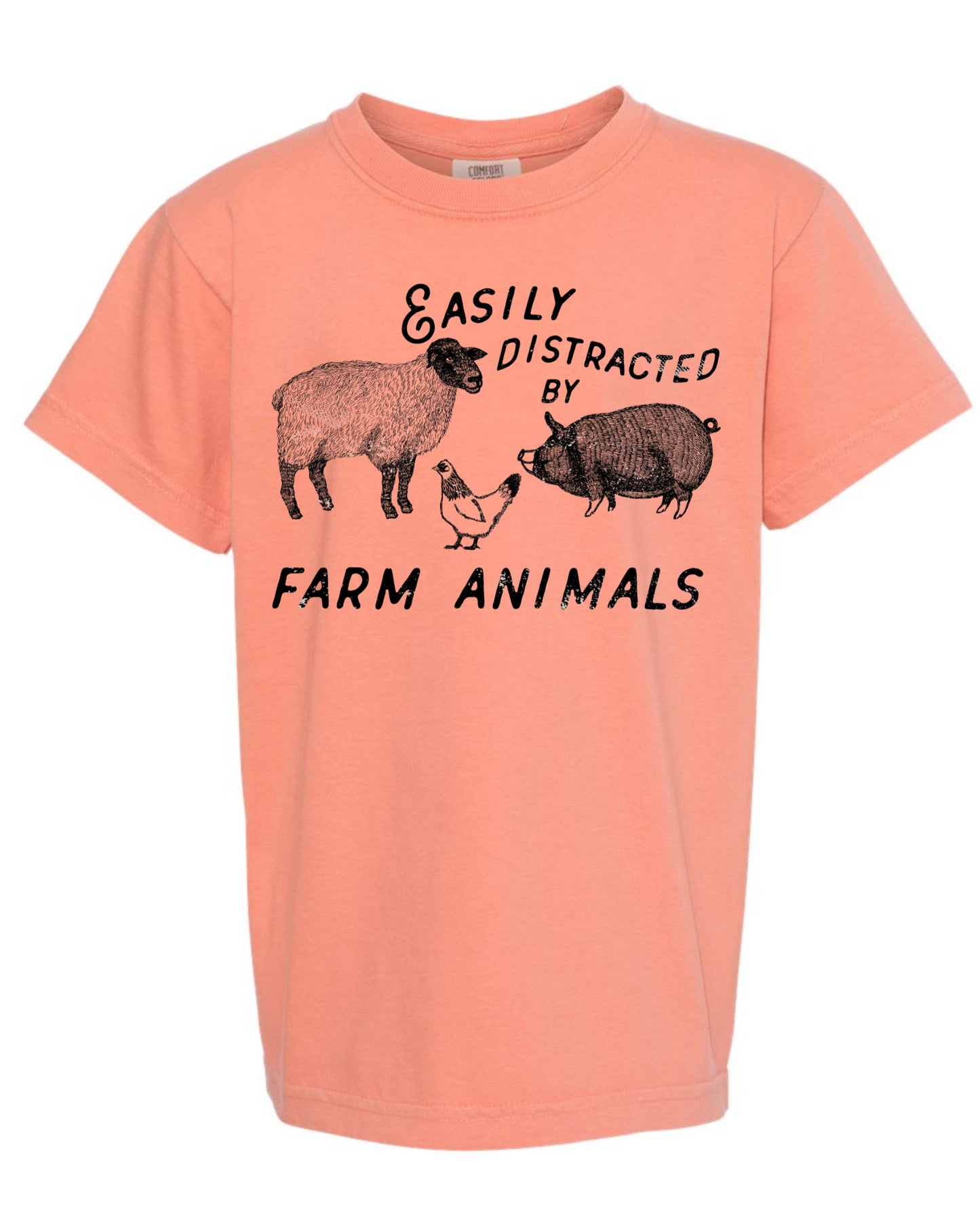 Easily distracted by farm animals