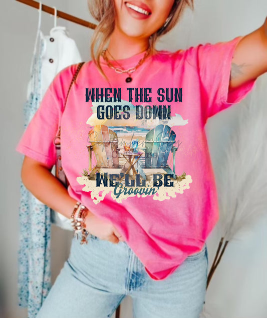 When the sun goes down
