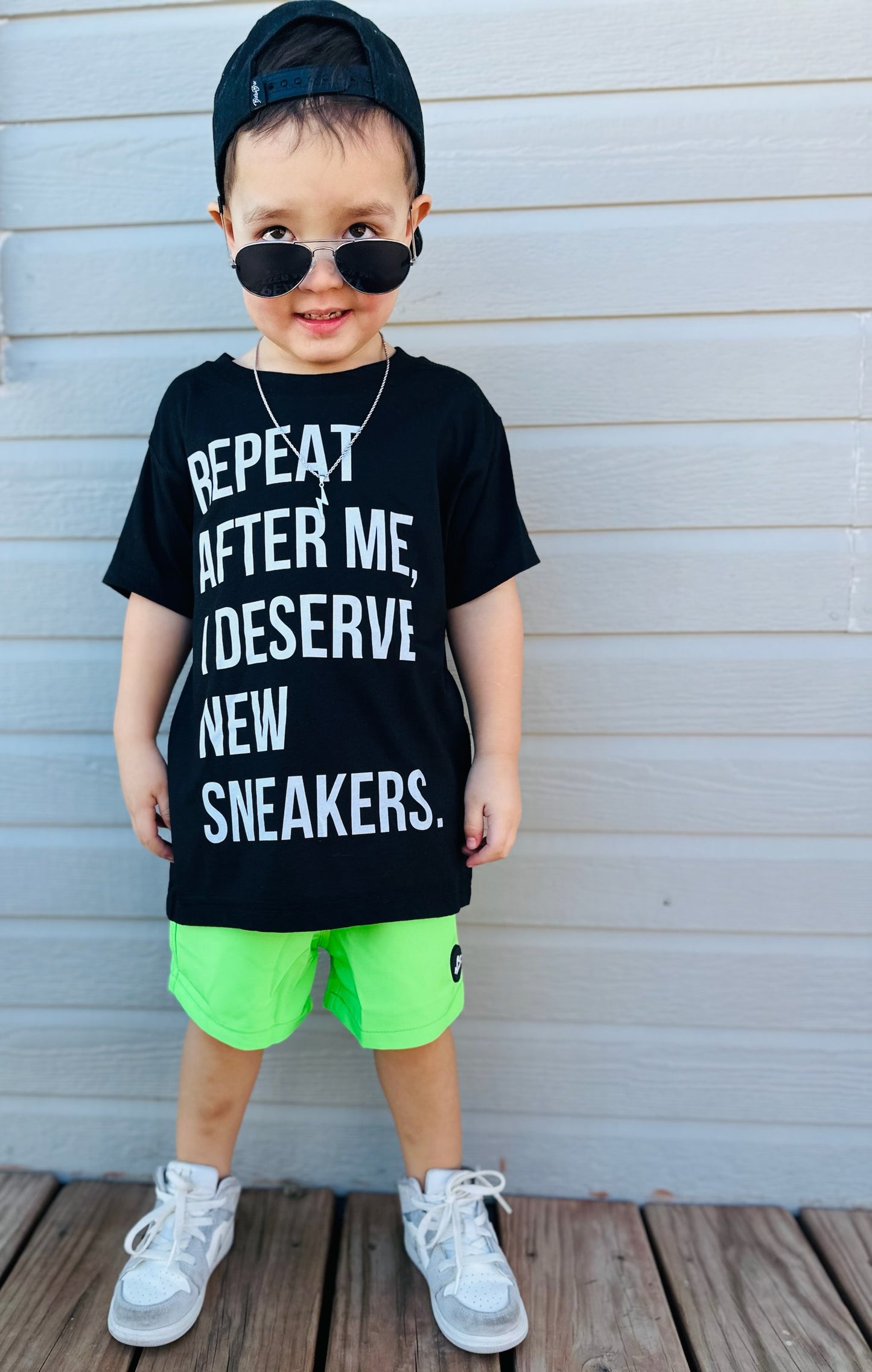 Repeat after me, I deserve  new sneakers