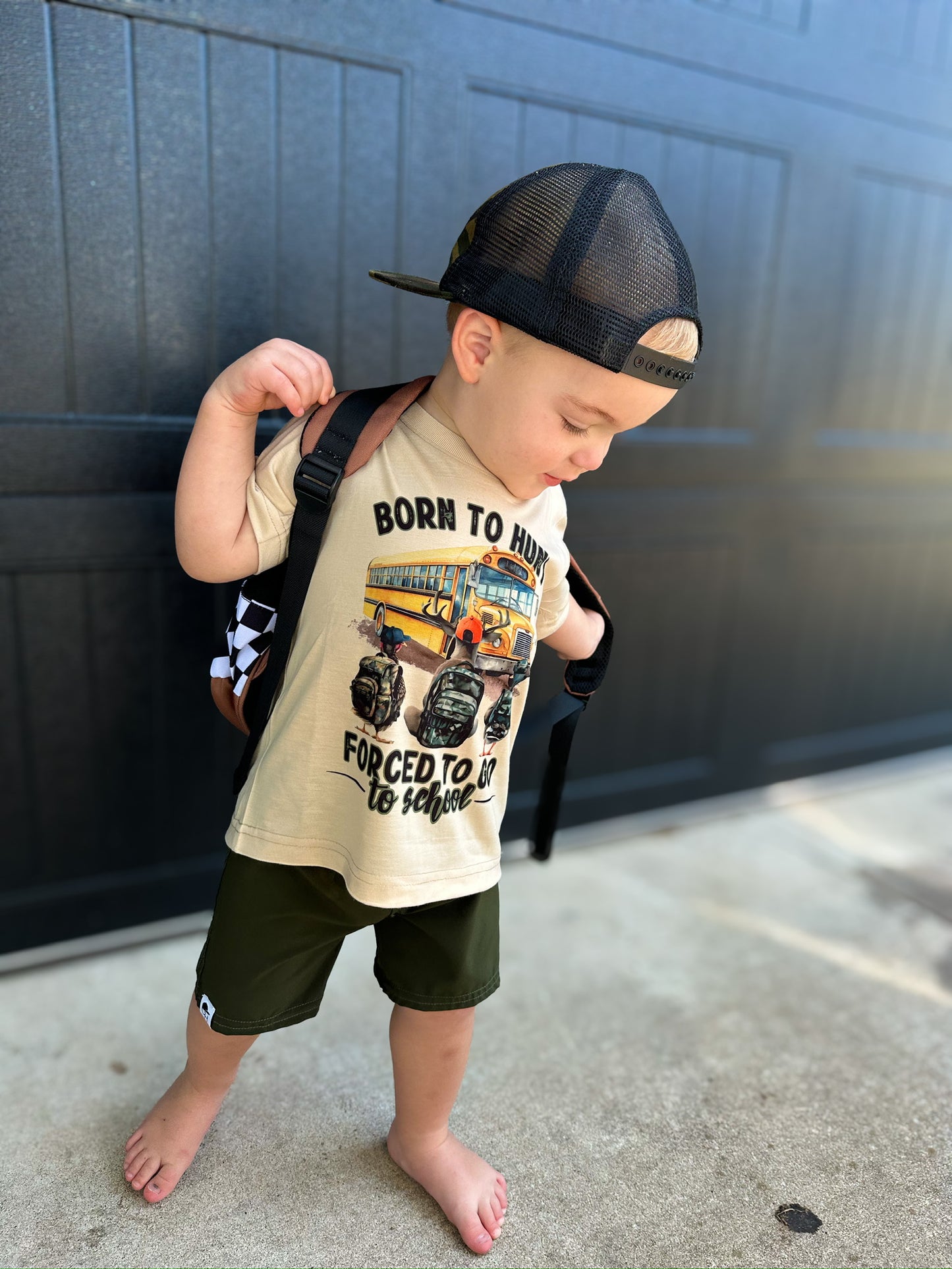 Born to hunt forced to go to school