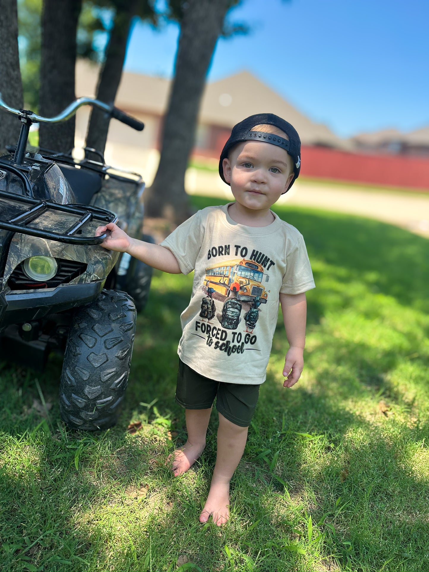 Born to hunt forced to go to school