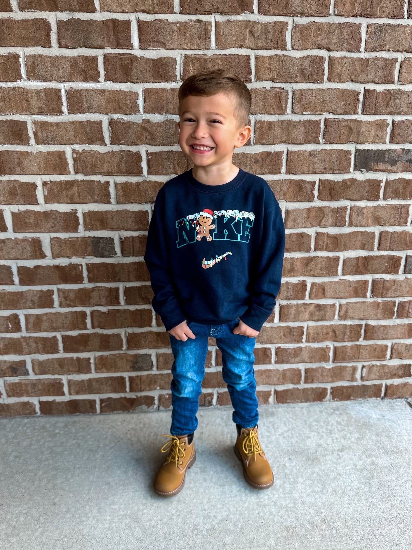 Gingerbread logo blue/green