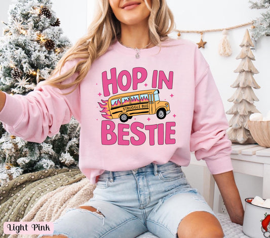 Hop in bestie