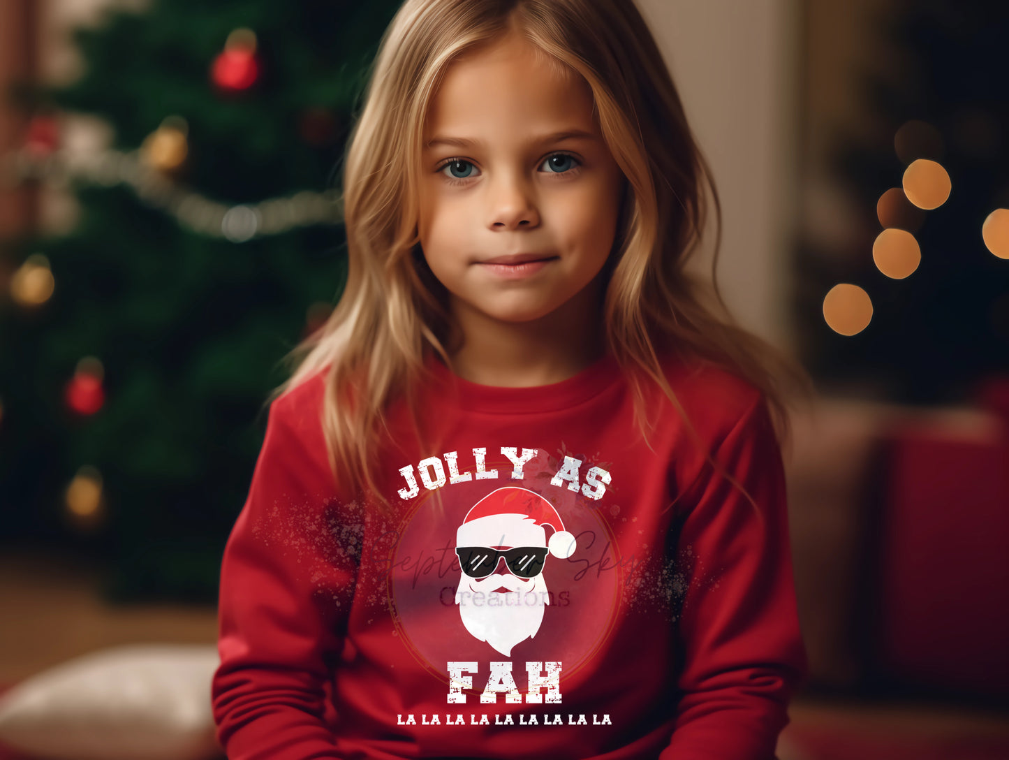 Jolly as fah la la la