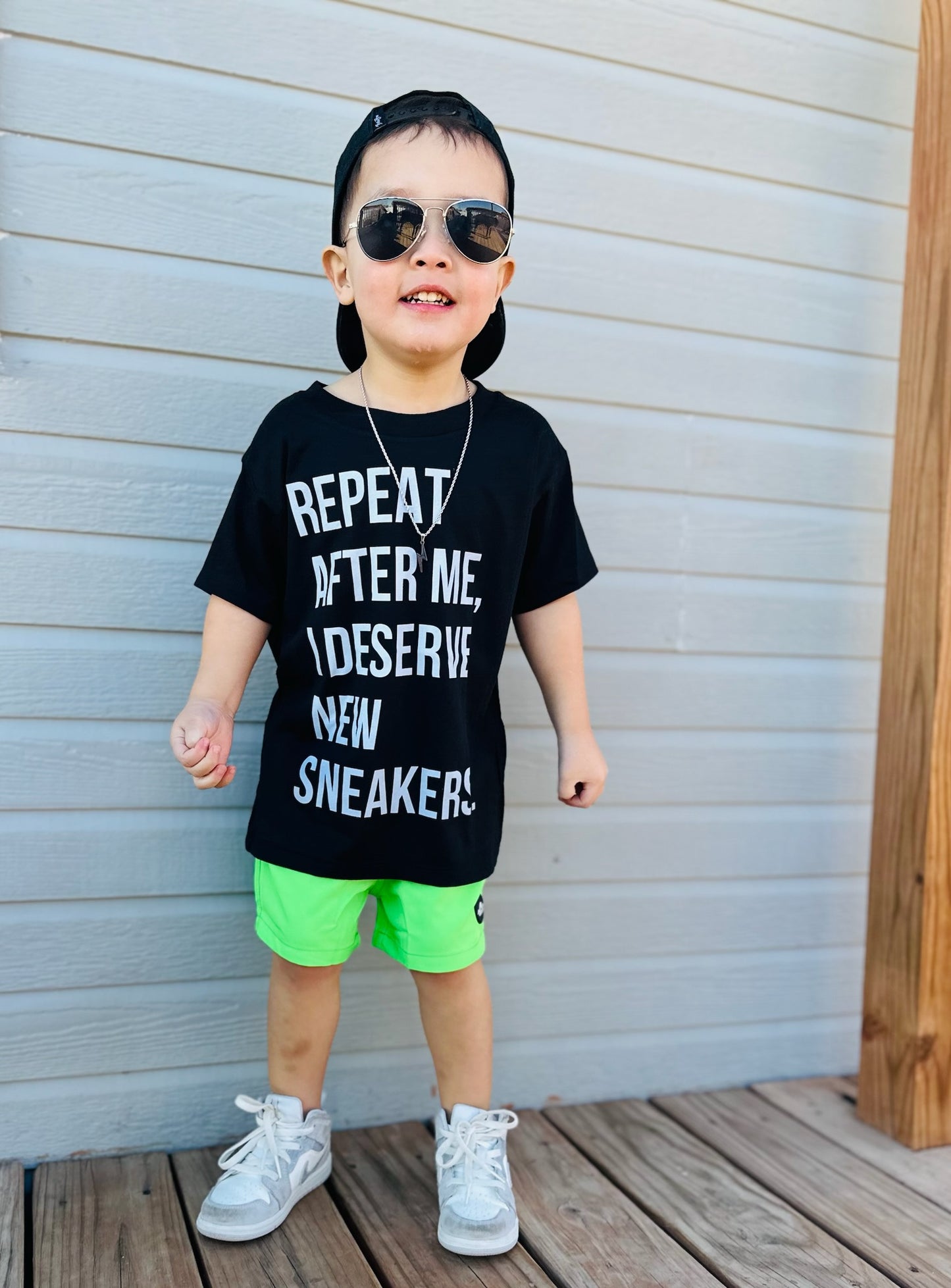 Repeat after me, I deserve  new sneakers