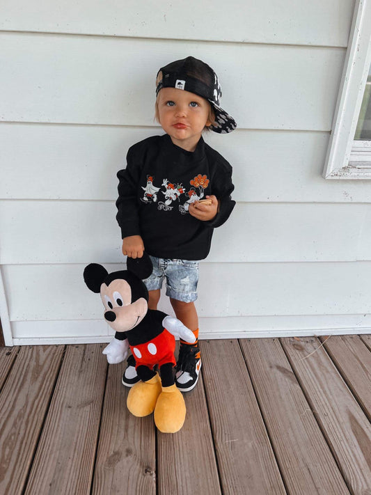 Ghost Mouse black Sweatshirt