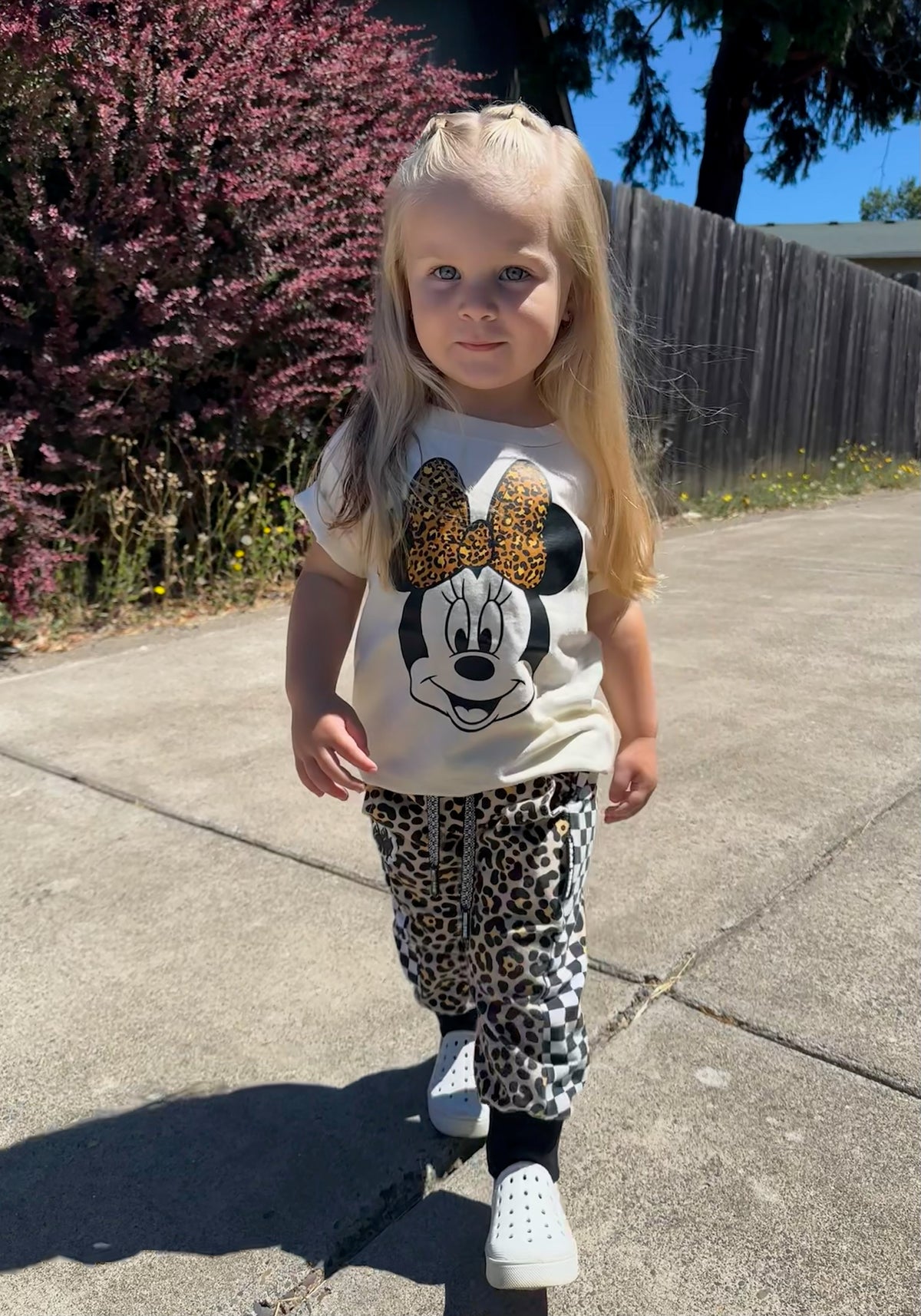 Leopard mouse with bow Bella