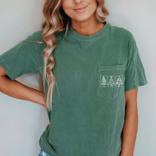 Christmas trees pocket