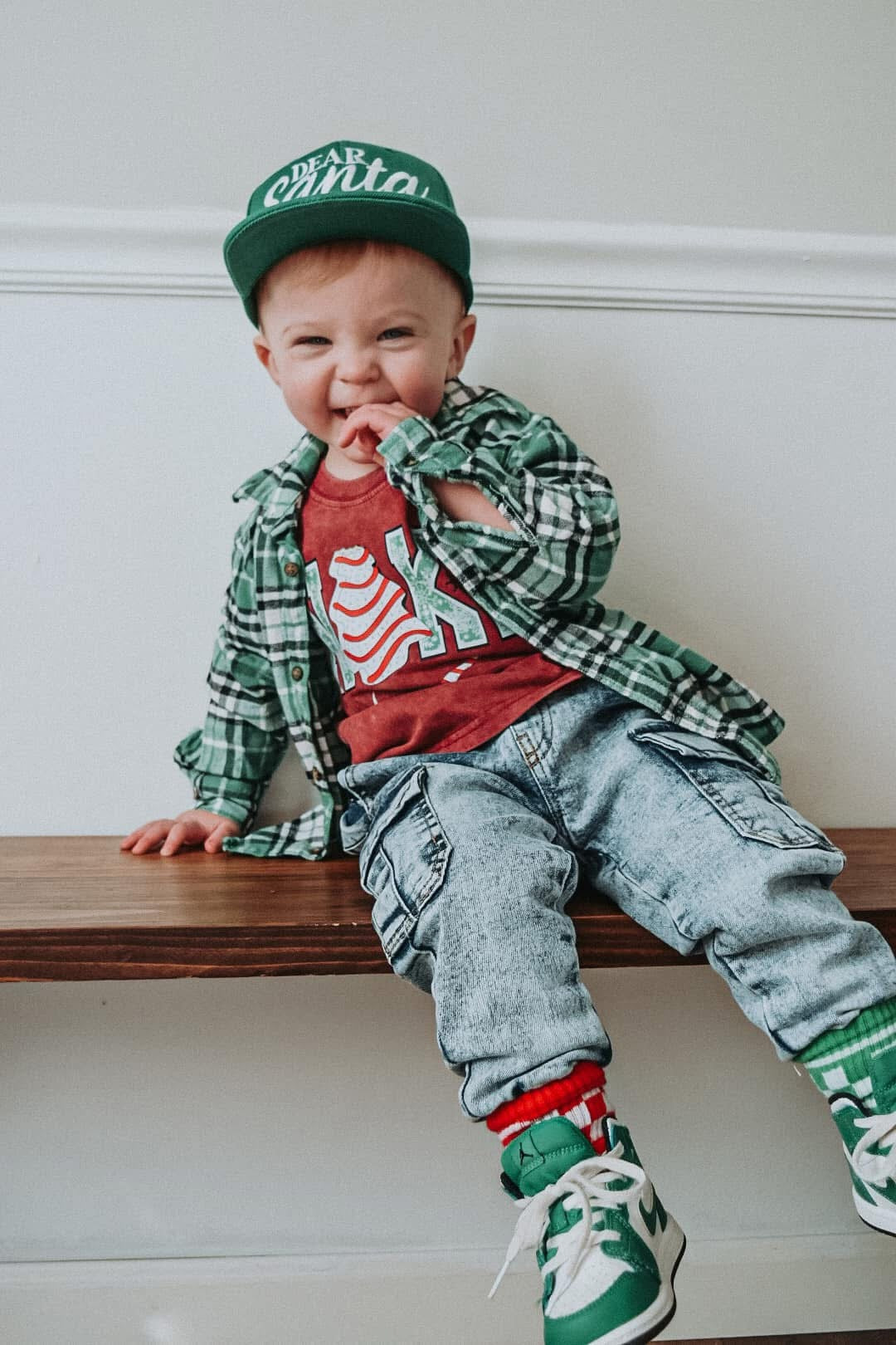 Christmas cake logo short sleeve