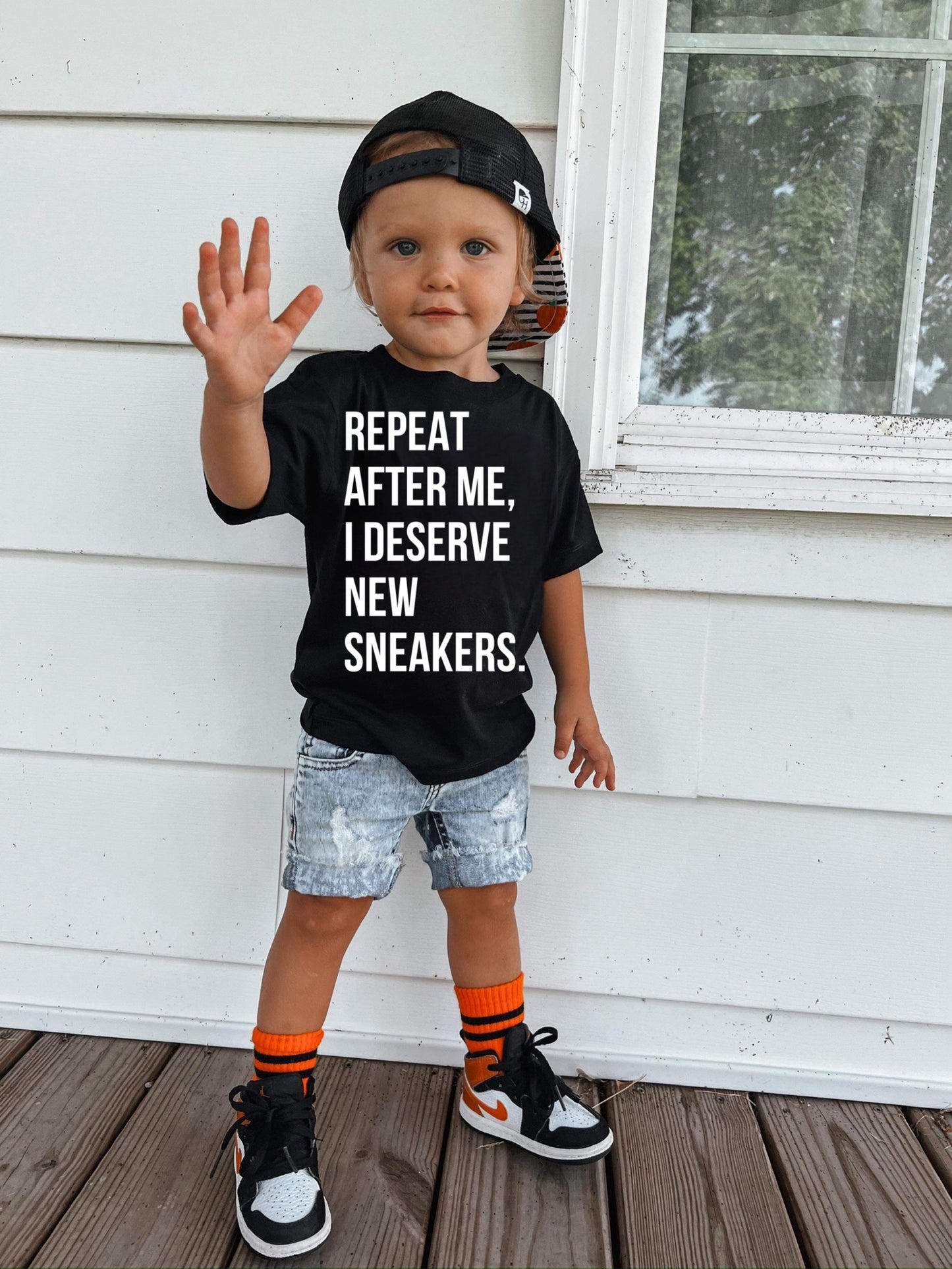 Repeat after me, I deserve  new sneakers