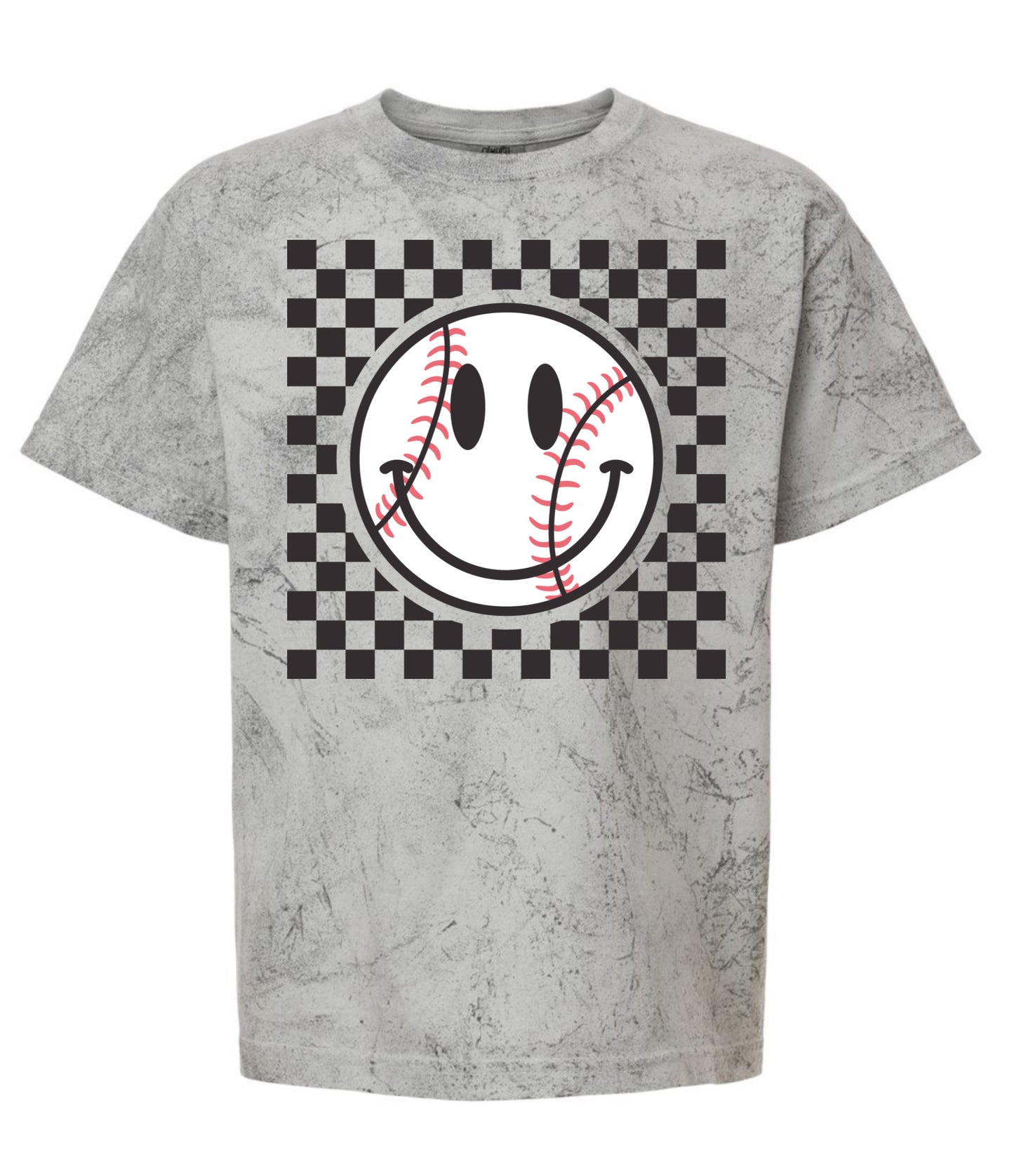Smiley face baseball