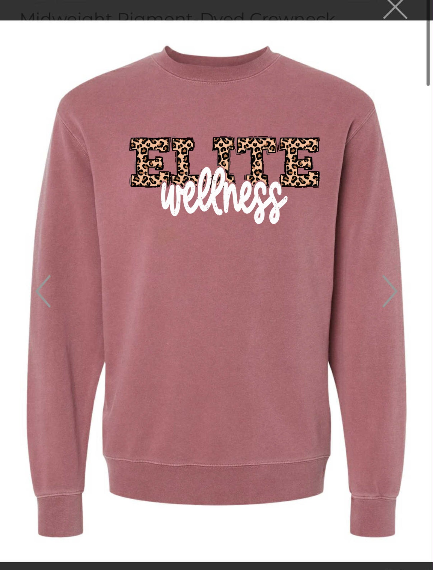 Elite wellness sweatshirt