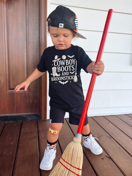 Cowboy boots and broomsticks