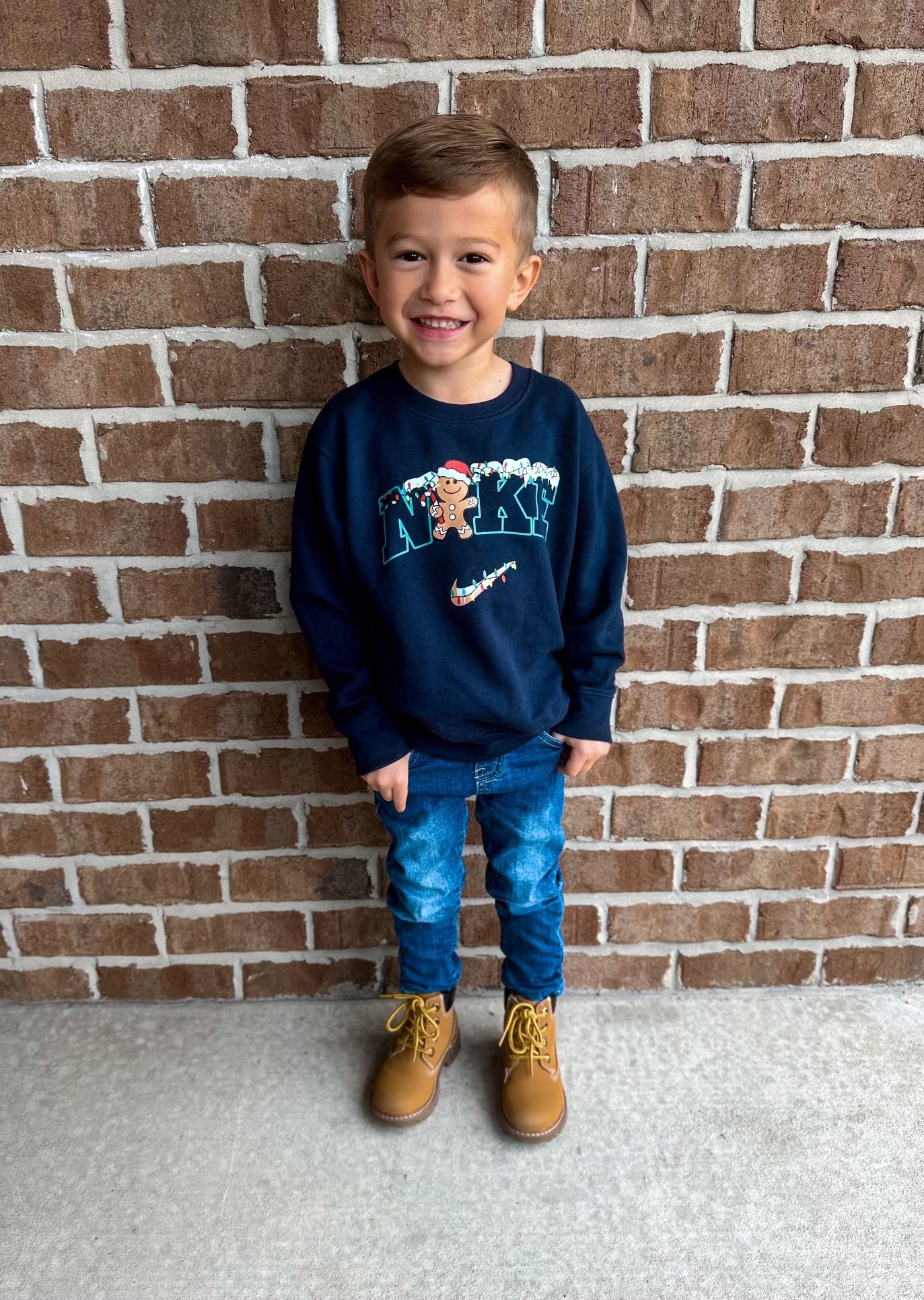 Gingerbread logo blue/green