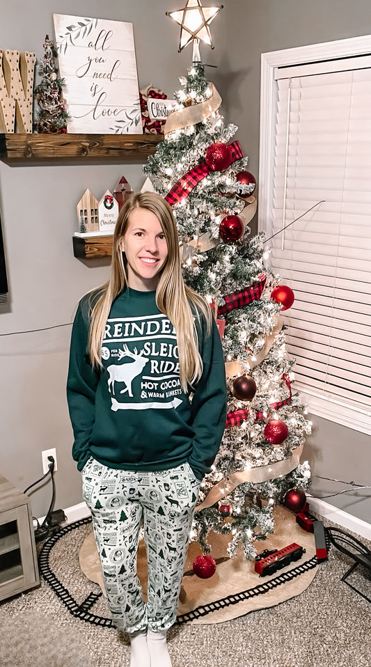 Vintage sleigh rides sweatshirt