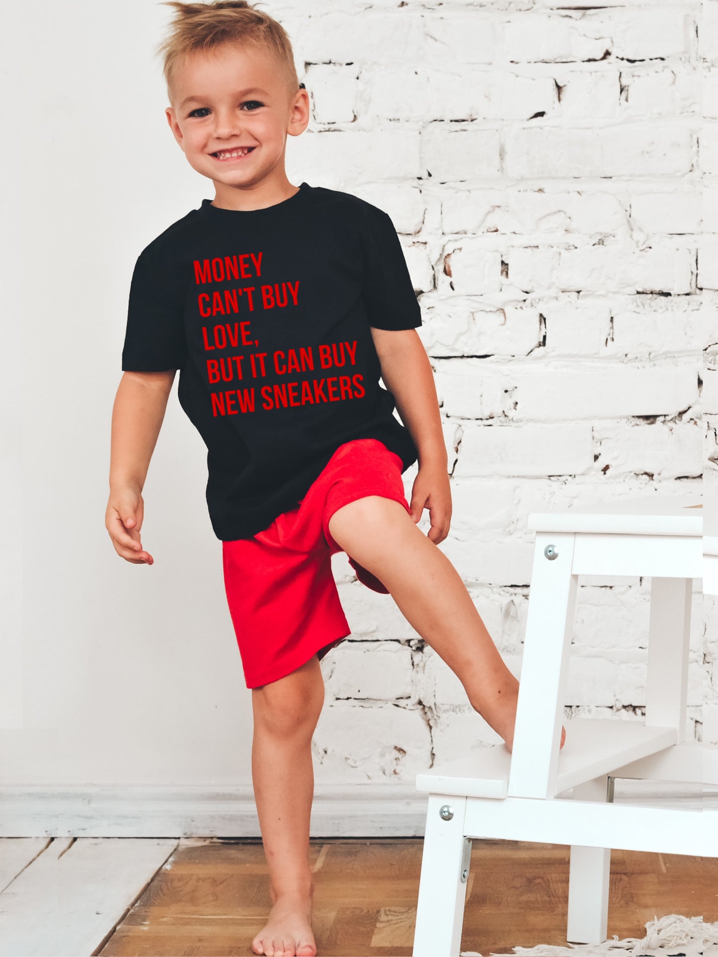 Money can’t buy love, but it can buy new sneakers