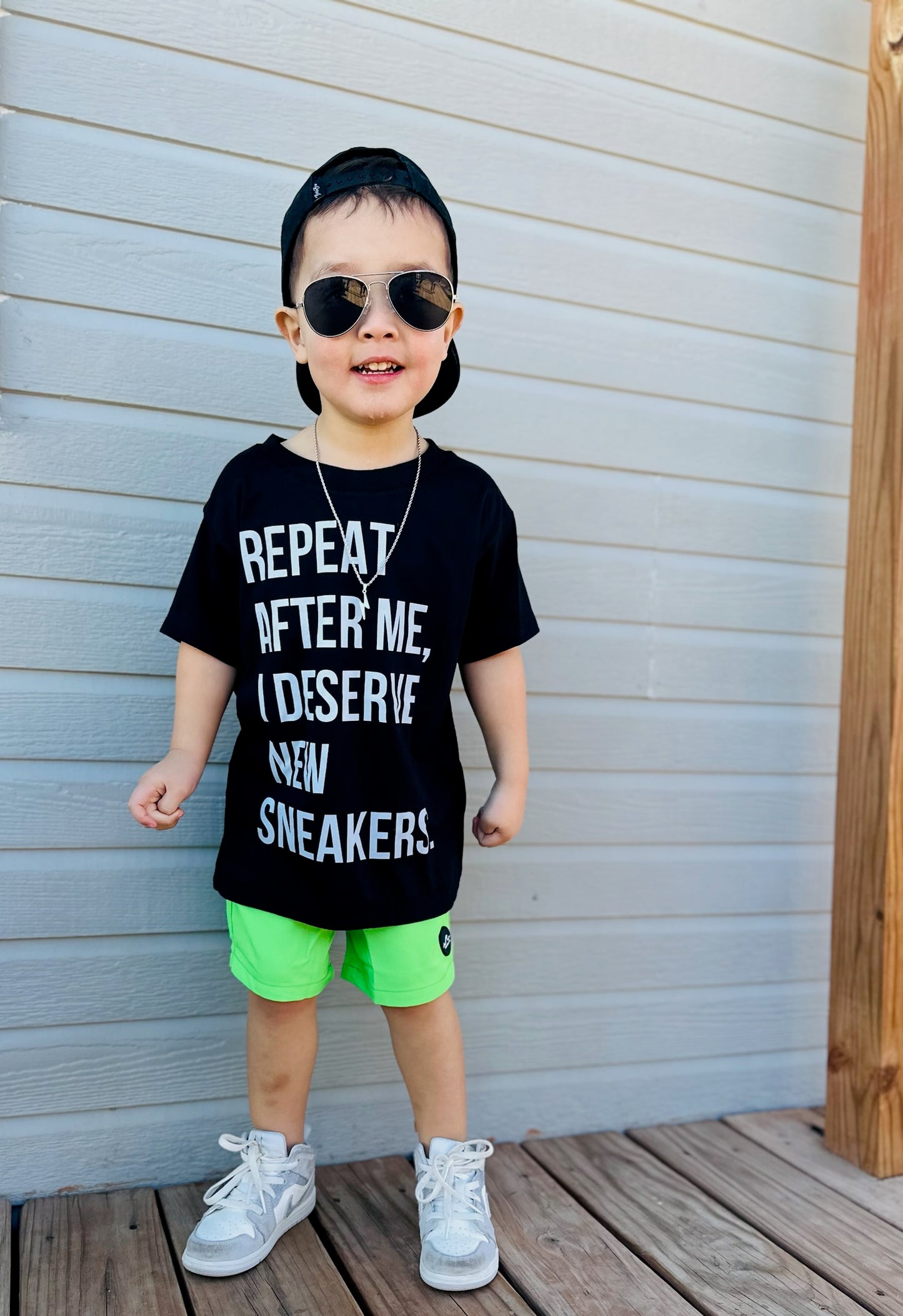 Repeat after me, I deserve  new sneakers