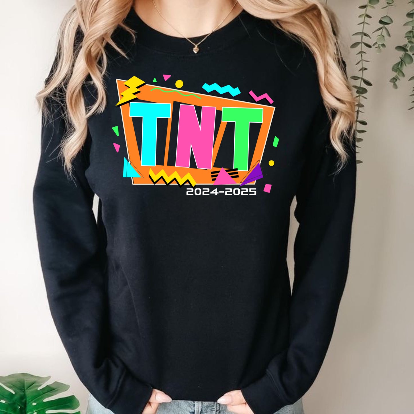 TNT crewneck and t shirt option