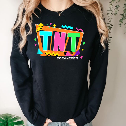 TNT crewneck and t shirt option