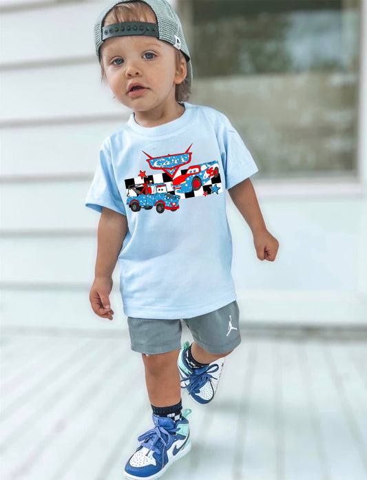 Red white and blue mater