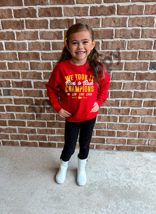 We took it back to back