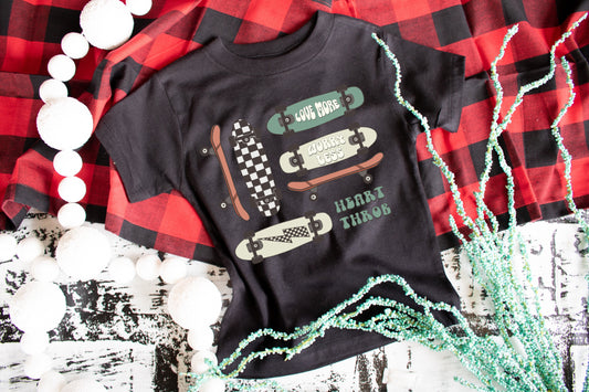 Love more worry less heart throb