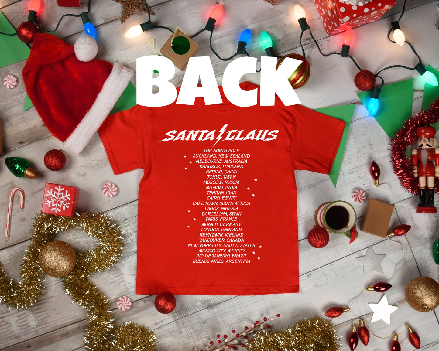 Santa Claus world tour (red)