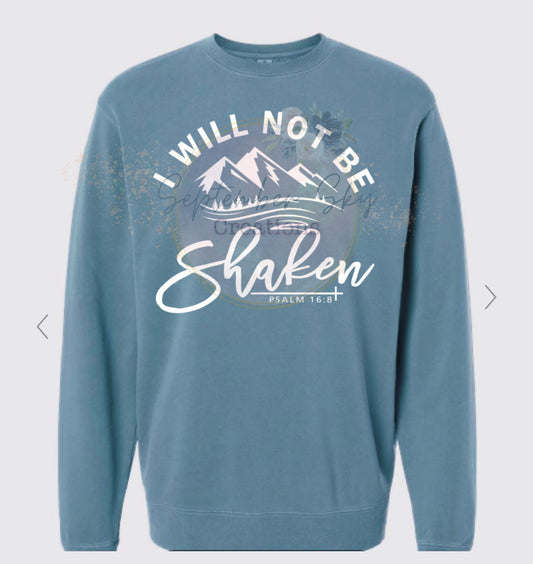 I will not be shaken