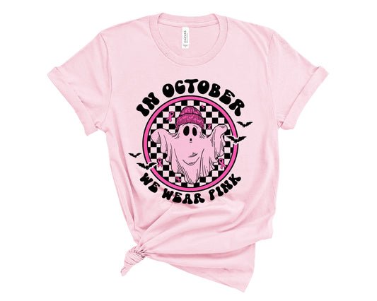 In October we wear pink