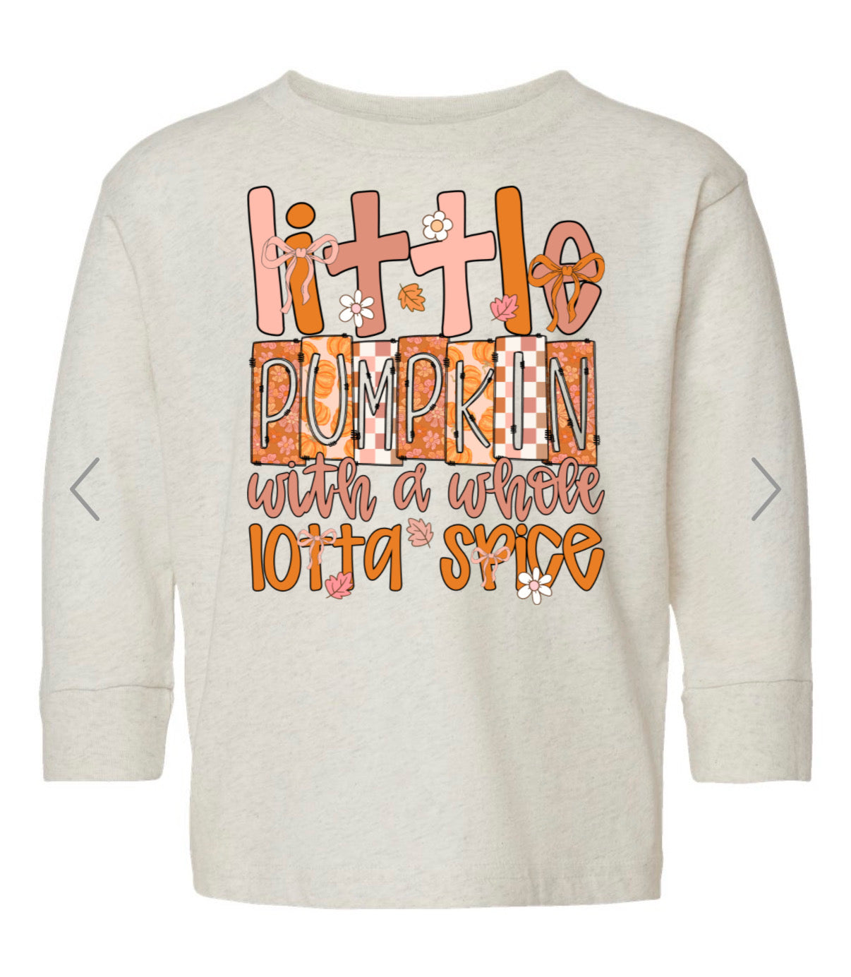 Little pumpkin whole lotta spice