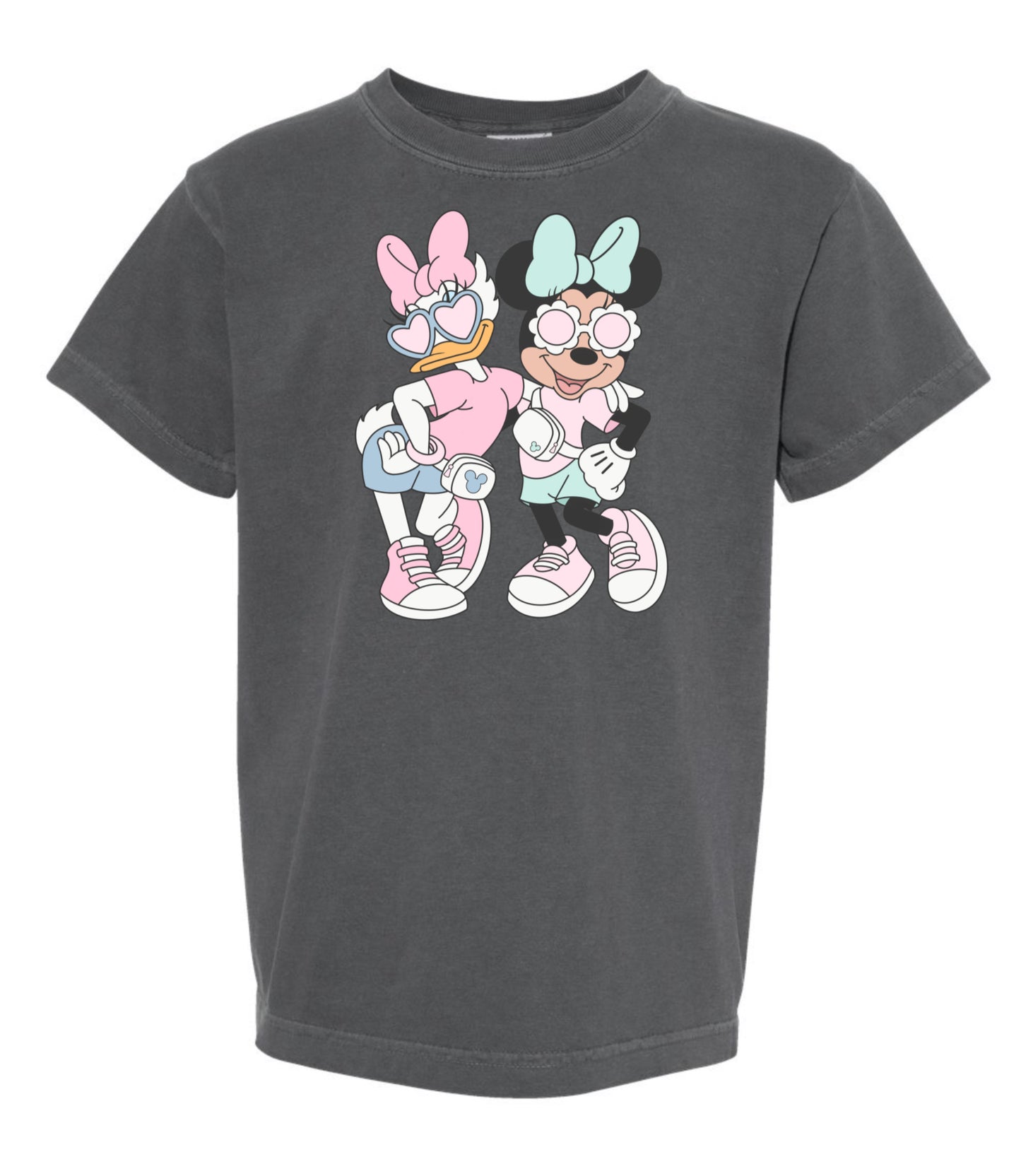 Girl mouse and duck ice cream