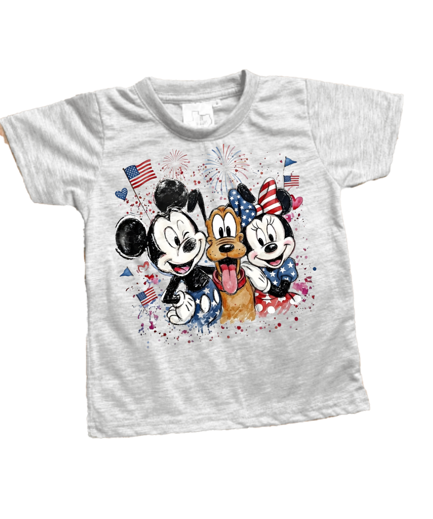 Red white and blue mouse