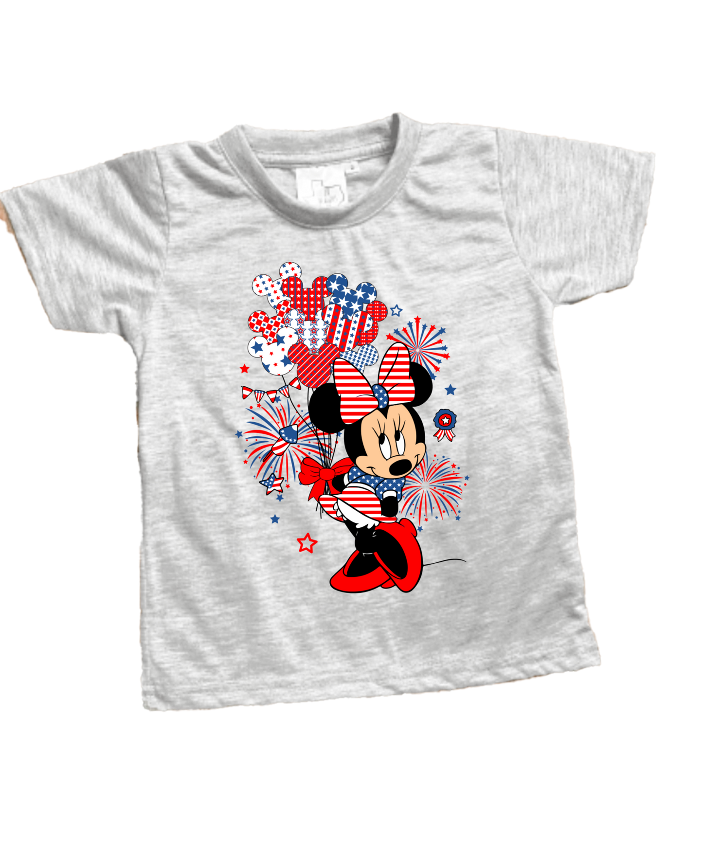 Red white blue girl mouse