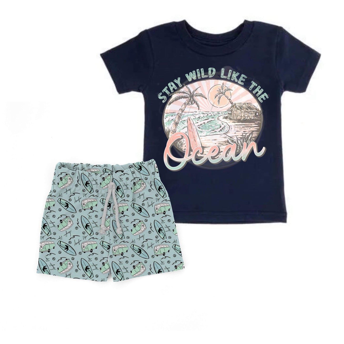 Stay wild like the ocean( shirt only)