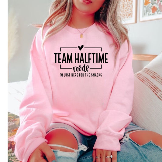 Halftime mode here for the snacks