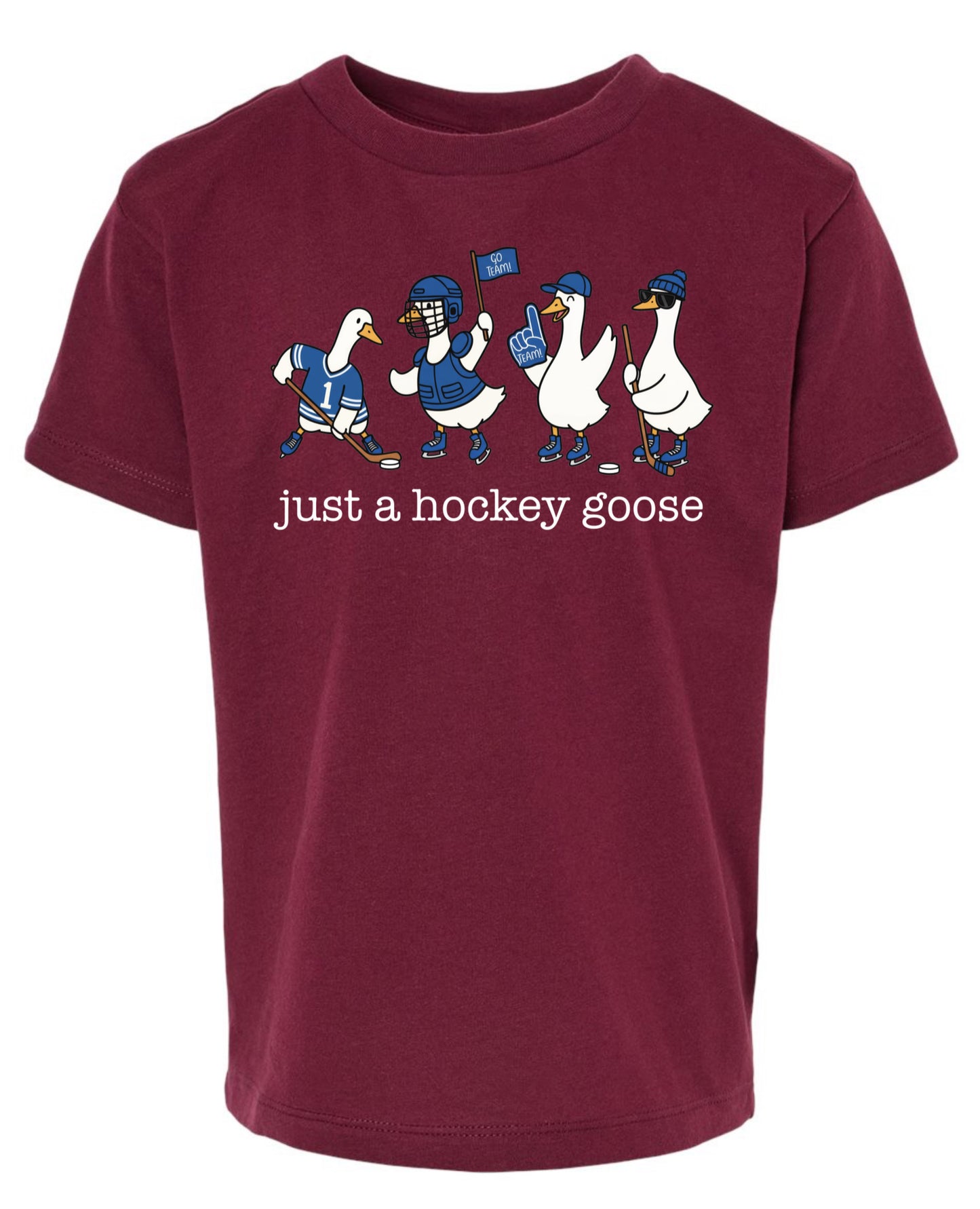 Just a hockey goose