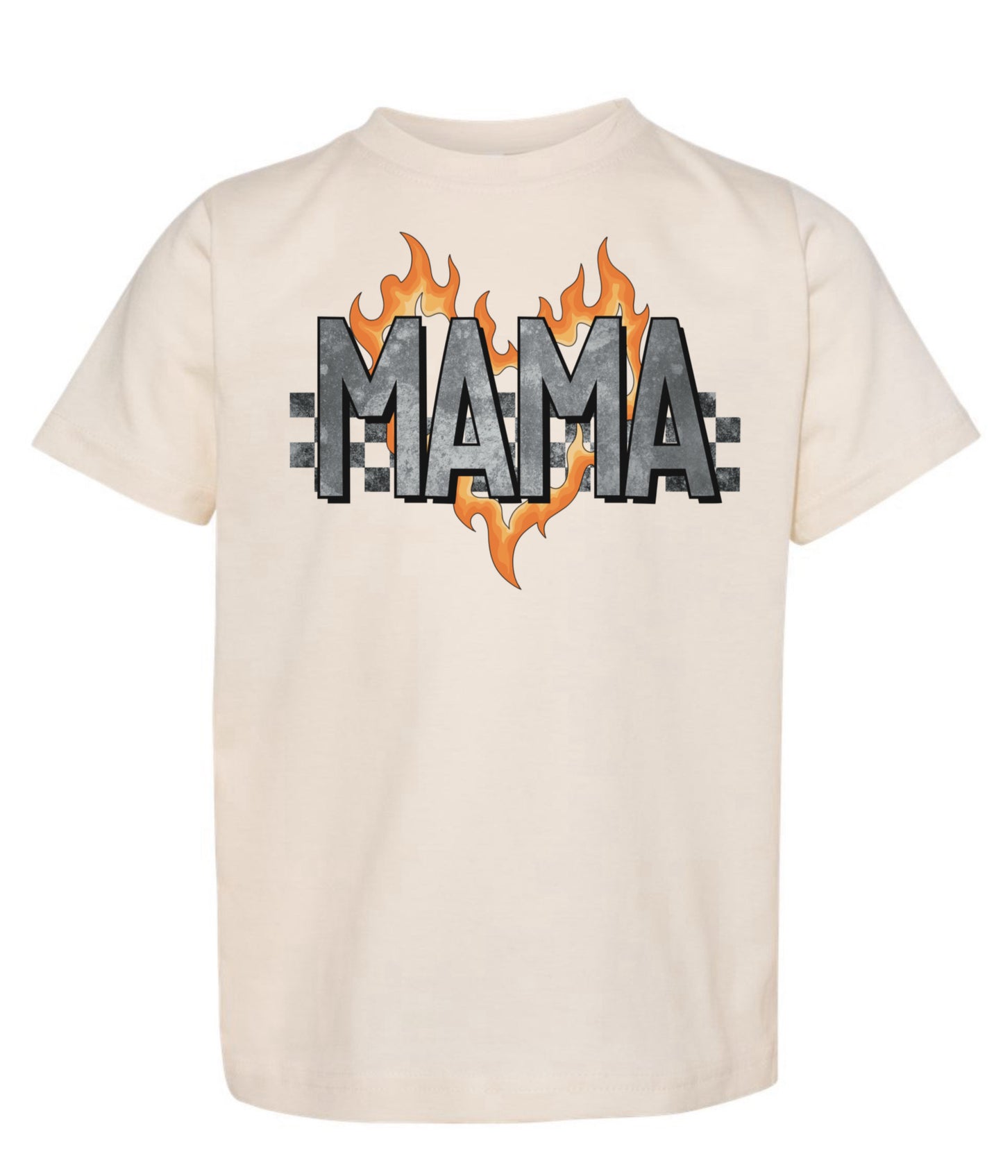 Mama heart flames