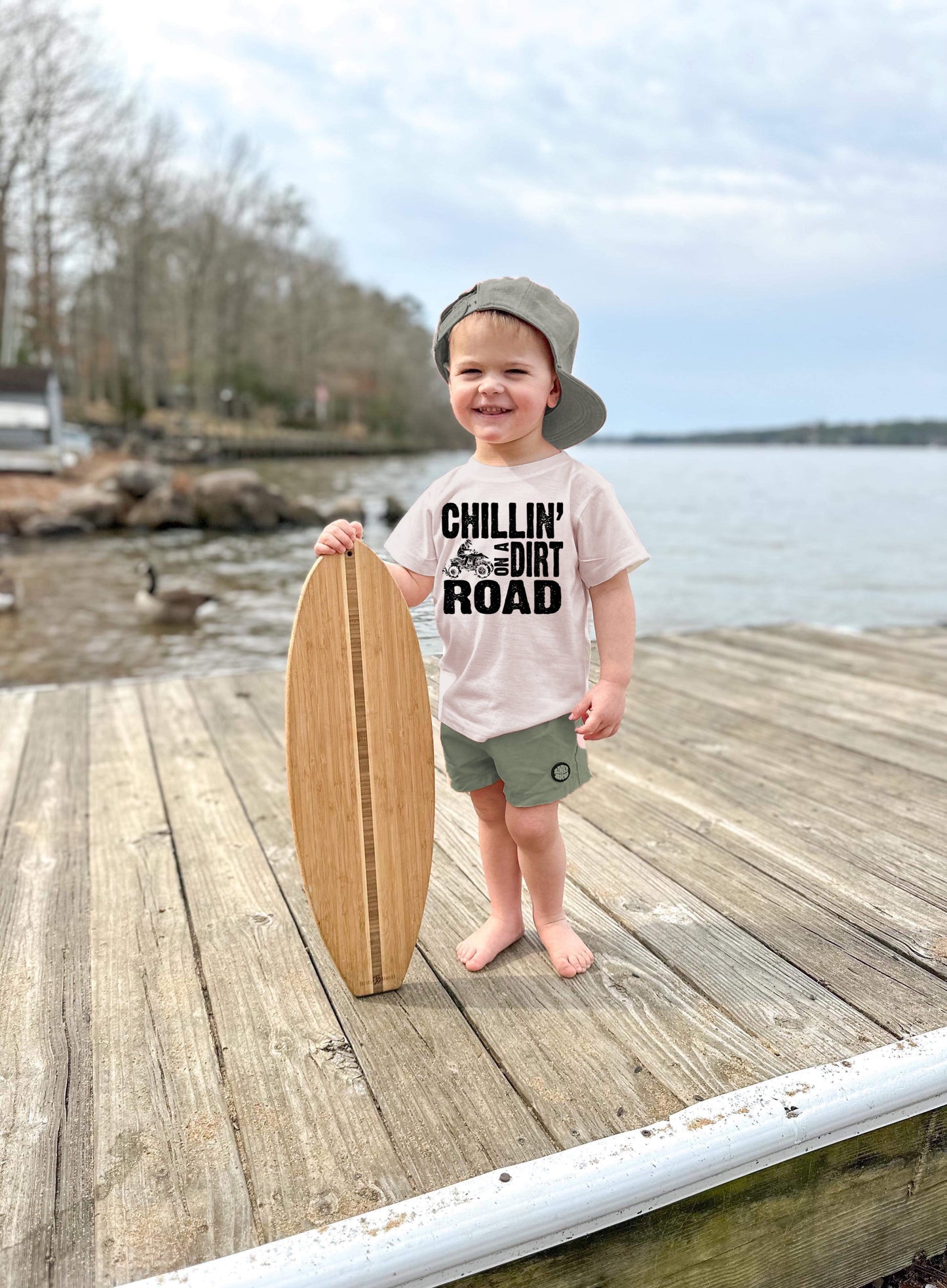 Chillin on a dirt road