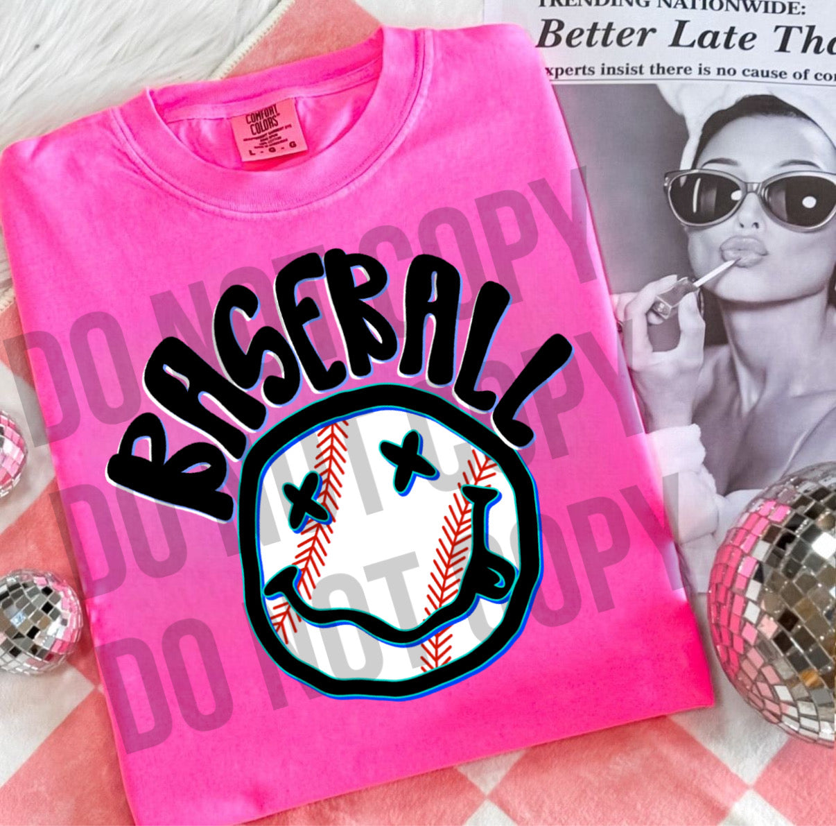 Baseball smiley
