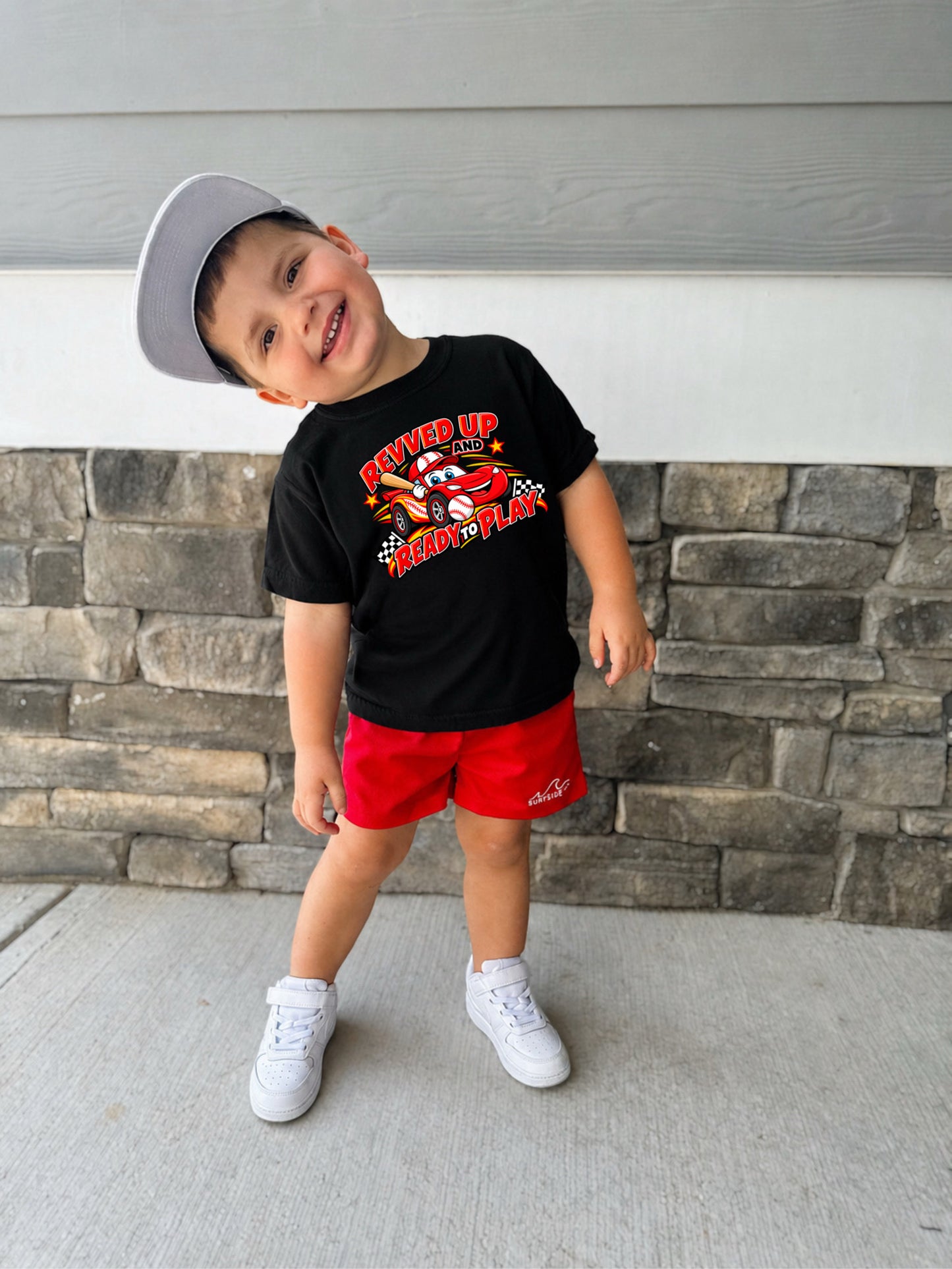 Revved up and ready to play cars