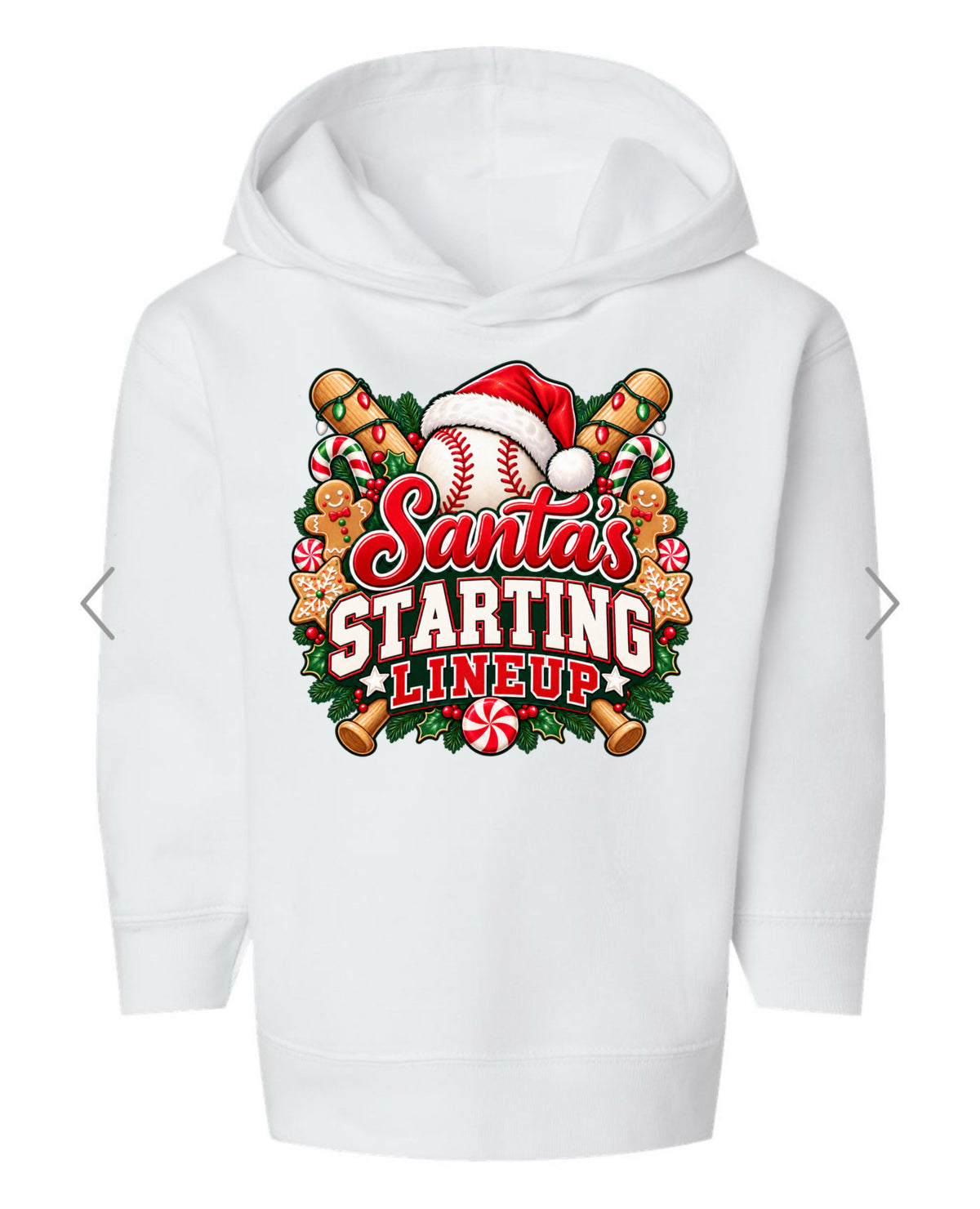 Santa’s starting lineup baseball