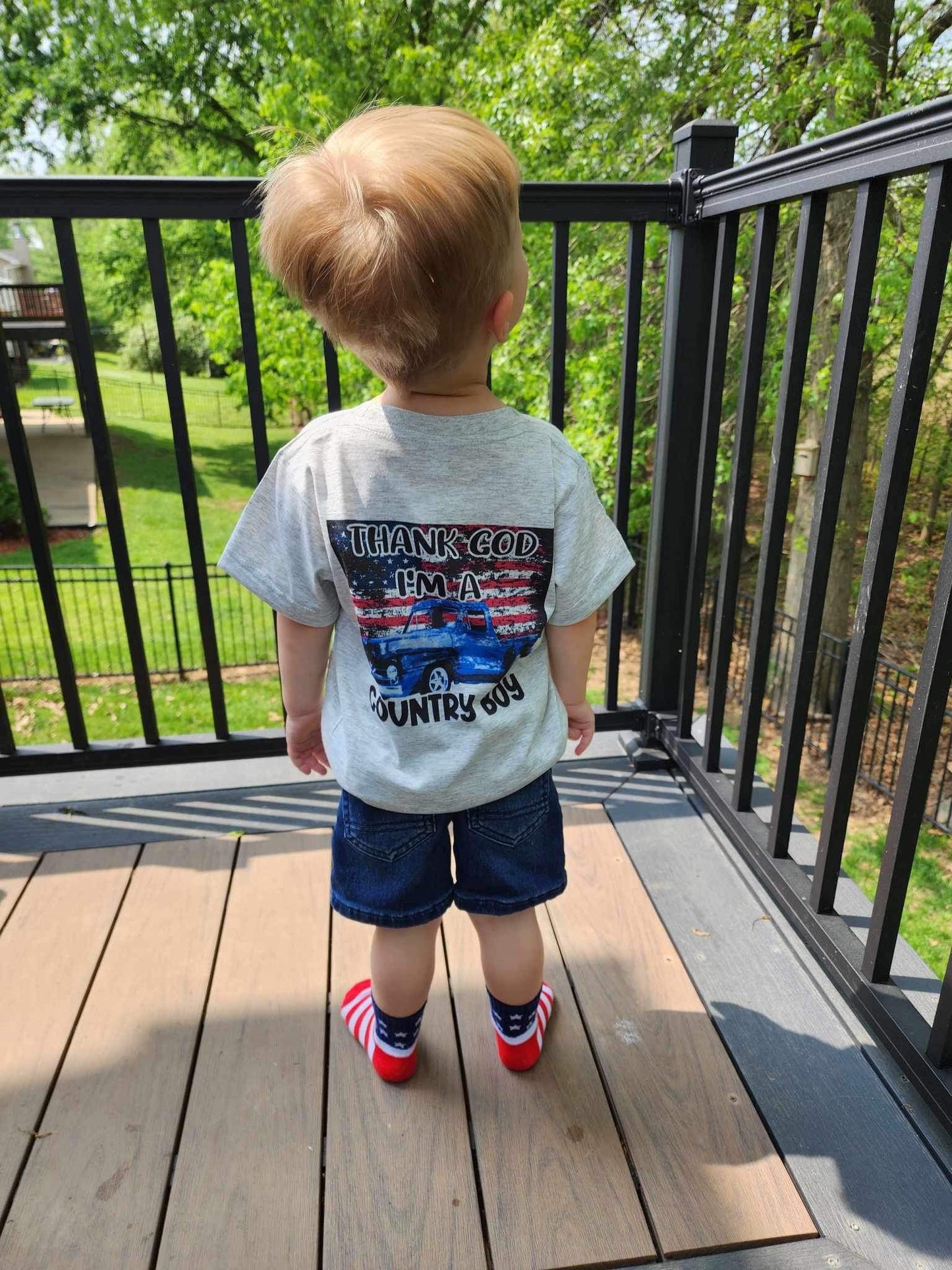Thank God I’m a country boy( ash gray)