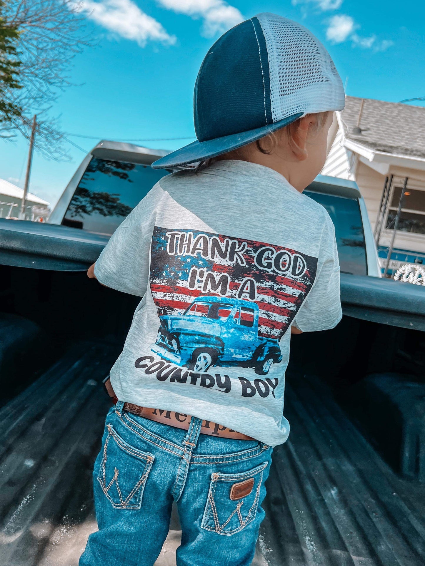 Thank God I’m a country boy( ash gray)