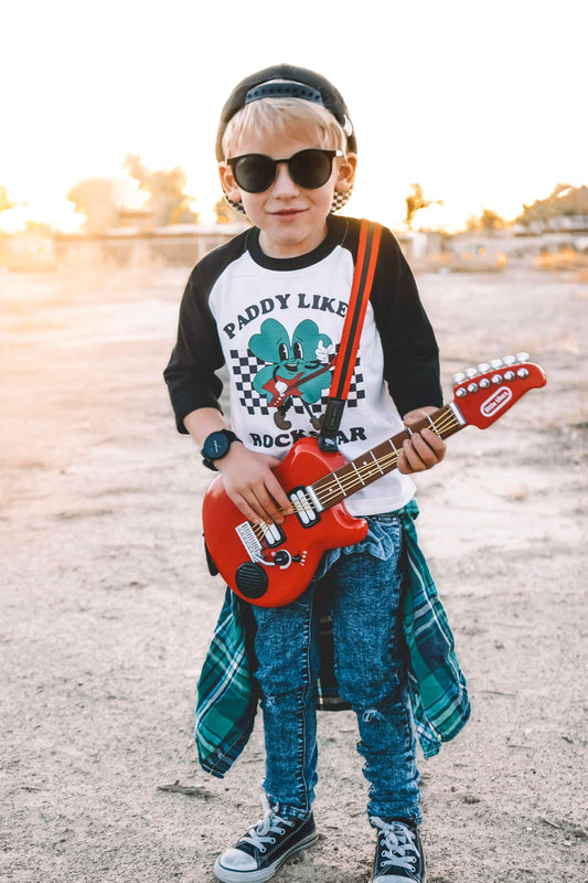Paddy like a rockstar raglan